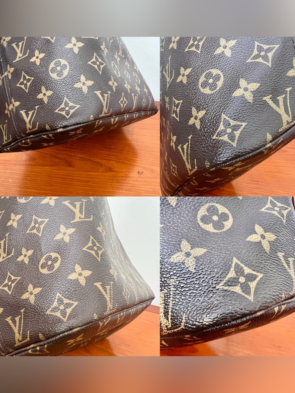 Louis Vuitton 2017 Neverfull NM Tote Monogram Canvas MM Shoulder Bag 18X11 - Picture 6 of 12